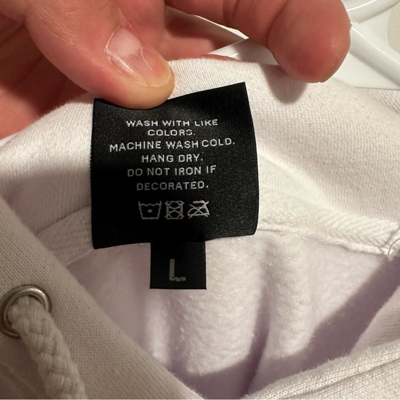 Overtime OTX Boxing Logo Hoodie - Large, White - Picture 2 of 4